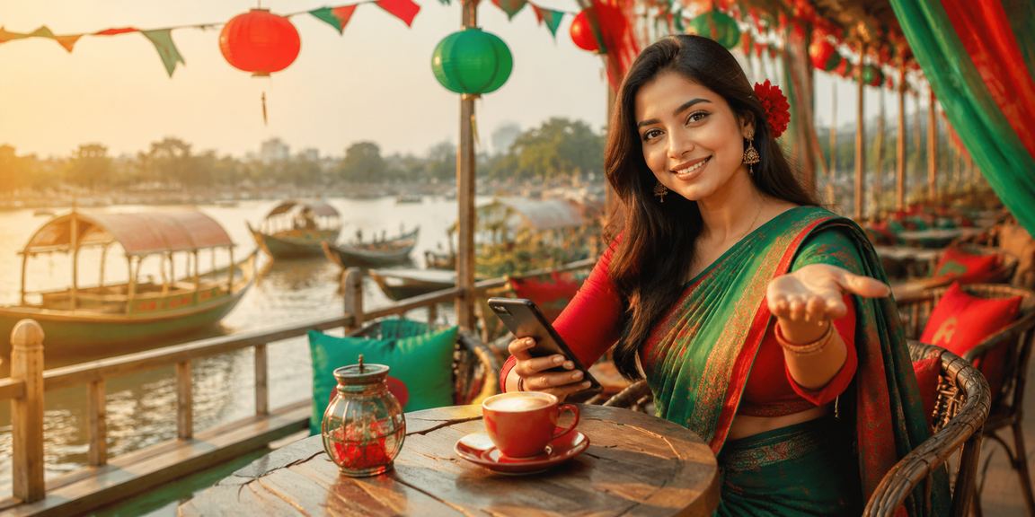 গাজীপুরে লাল-সবুজ পোশাকে মোবাইলে 16x ক্যাসিনো ব্যবহার করছেন একজন ব্যবহারকারী নিরাপদ ডেটার সাথে
